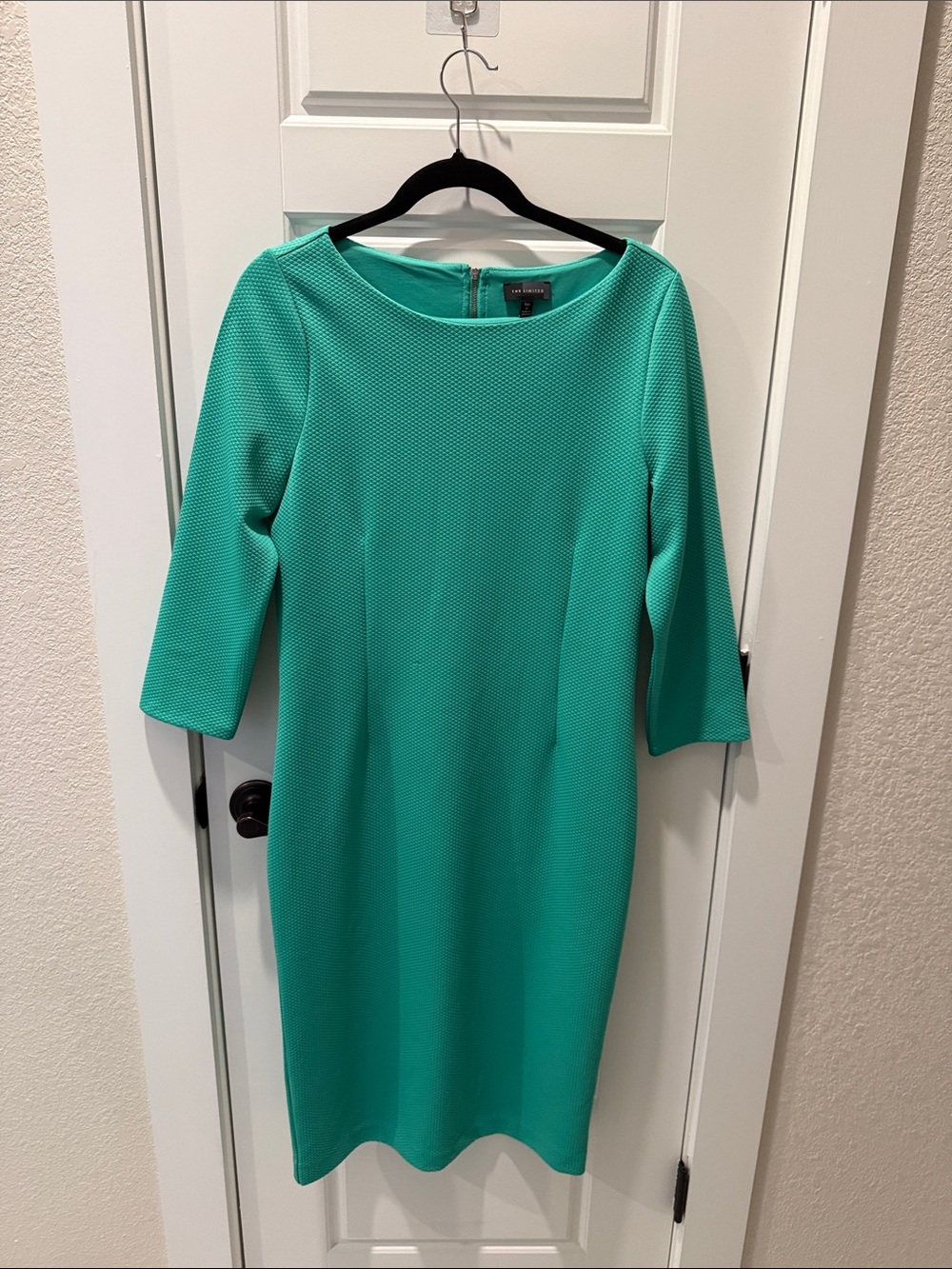 The Limited Teal Midi Sheath Dress
